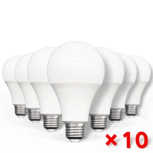 10pcs LED Bulb Lamps E27 AC220V 240V Light Bulb Real Power 20W 18W 15W 12W 9W 5W 3W Lampada Living Room Home LED Bombilla – LED SIJALICE
